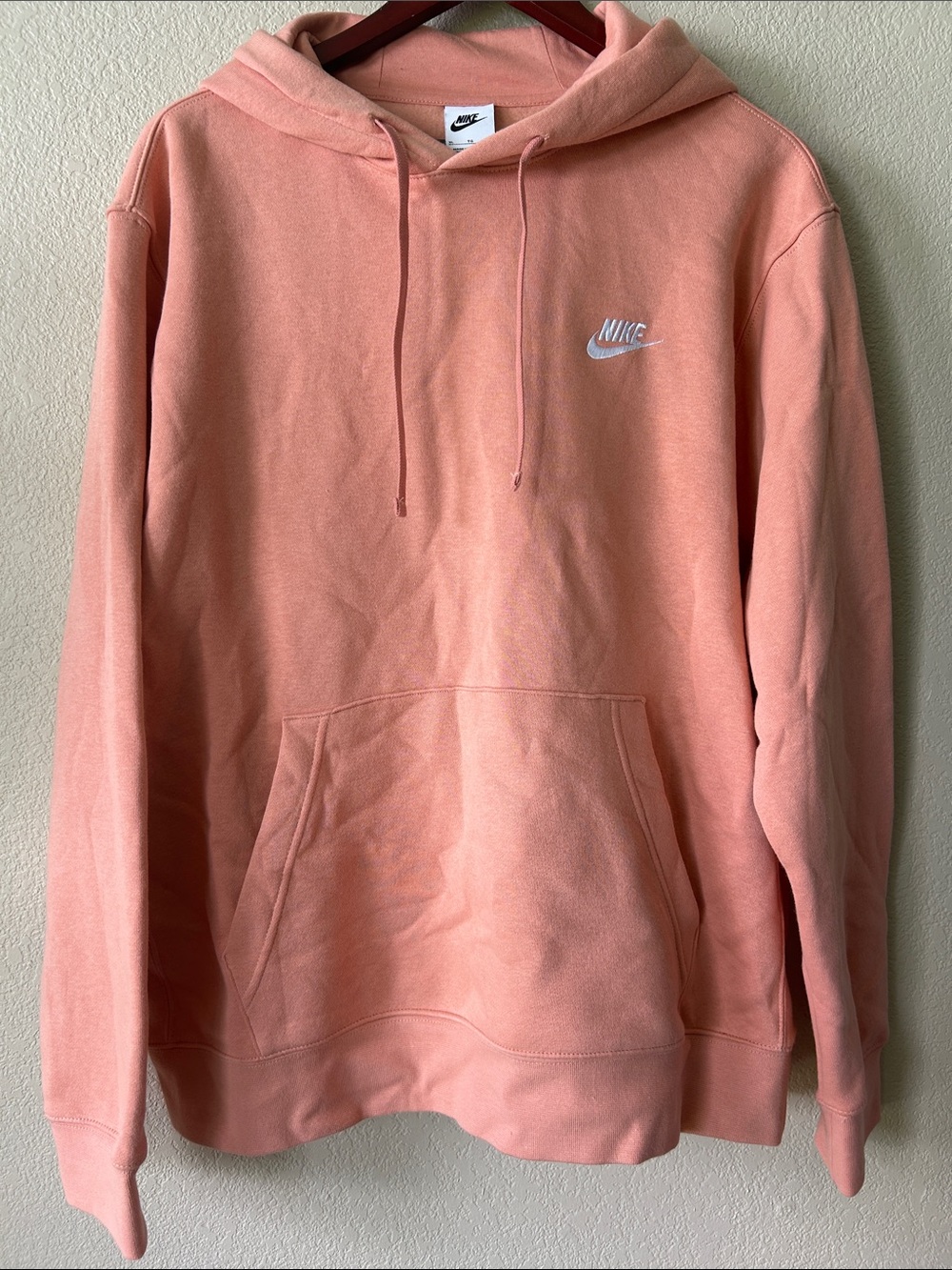 NWT Nike Peach Men’s Pullover Hoodie, Sz XL